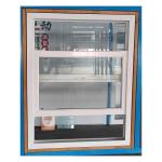 UPVC Frame Single Hung Vinyl Windows Waterproof Vertical Sliding Vinyl Windows for sale