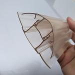 Extrusion Impact Resistance Polycarbonate Snap Cap Clip Transparent for sale