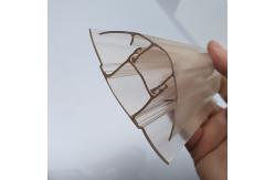 China Extrusion Impact Resistance Polycarbonate Snap Cap Clip Transparent supplier