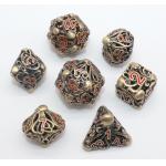 Hand Pouring Mini Polyhedral Dice Sharp Edged Portable Practical for sale