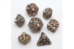 China Hand Pouring Mini Polyhedral Dice Sharp Edged Portable Practical supplier