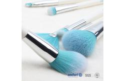 China White Handle ISO9001 8pcs Travel Makeup Brush Set supplier