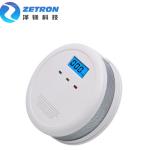 0-999ppm ABS Smart Carbon Monoxide Alarm , CO Gas Leak Detector With LCD Display for sale