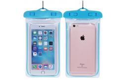 China Custom Plastic Pouches Packaging PVC Waterproof Phone Pouch Bag supplier