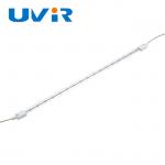 Transparent IR Halogen Lamps , 5000h Cylindrical Infrared Heating Tube for sale