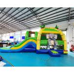 EN14960 Multi Color Inflatable Bouncer Slide Quadruple Stitching for sale