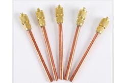 China 1/8 Brass Valve Heat Exchanger Components For Refrigerator supplier