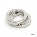 Custom Handbag O Rings Shiny Zinc Alloy Ring 35mm Bag Accessories for sale
