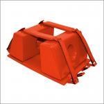 Stable Head Immobilizer For Backboard Anatomic Profile Comfortable Support
