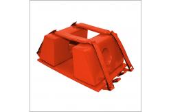 China Stable Head Immobilizer For Backboard Anatomic Profile Comfortable Support supplier