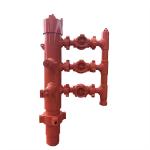 7'' API Casing LTC BTC Buckle connected 35Mpa Working Pressure Double Plug Cementing Head for sale