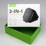 Custom Lidded Gift Boxes With UV Glossy Logo With Folded Sleeve for sale
