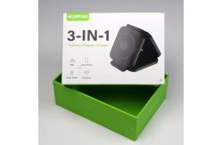 China Custom Lidded Gift Boxes With UV Glossy Logo With Folded Sleeve supplier