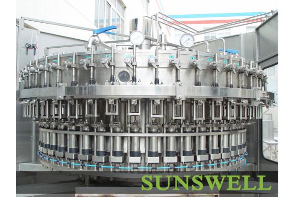 3 In 1 Full Automatic Carbonated Filling Machine For Drinking PET Bottles