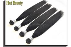 China Double Machine Weft Virgin Peruvian Straight Hair 24 Inch Hair Extensions supplier