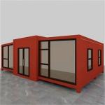 Folding Living Expandable Container House 20FT Prefabricated Prefab House for sale