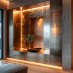 A Class Fireproof Stainless Steel Bathroom Niche with Laser Cut Design for sale