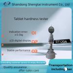 Hardness testing of granular tablets and flaky particles ST120A LCD tablet hardness tester serial data output port for sale