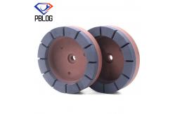 China Glass Ceramic Slate Processing Diamond Resin Grinding Wheel For Beveling Machine supplier