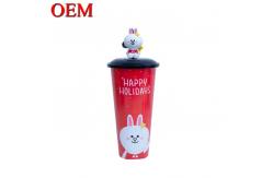 China Custom Your Own PVC 3d Cartoon Figure Cup Plastic 3d Topper Figure Toy supplier