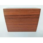 Sliding Wardrobe Door Wood Finish Aluminium Profiles , Aluminum Extrusion Profiles for sale