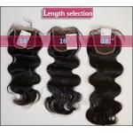 Chinese Human Lace Top Closure Weave / 20 Inch Curly Human Hair Wigs for sale
