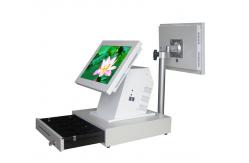 China Red POS / Cash Register Touch Terminal , LCD TFT Monitor Touchscreen 15 supplier