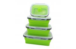 China Silicone Foldable Lunch Box Set Of 4 supplier