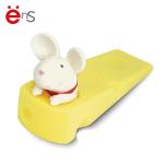 Non Phthalate Pvc Animal Shaped Door Stops , Mouse Door Wedge For Kids ODM for sale
