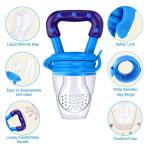 Safe Food Grade Silicone Fresh Fruit Feeder For Infant BPA Free Reusable for sale
