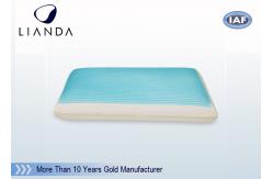China Forever Cooling Gel Memory Foam Pillow Wave Shape CA117 / BS5852 supplier
