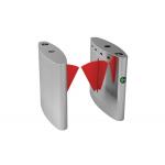 Wire Drawing BLDC Motor Turnstile Flap Barrier IP44 For School Stadium