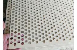 China PVDF Round Hole Perforated Metal Mesh 1.22*2.44m supplier