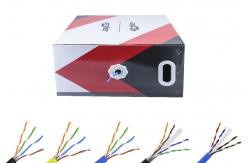 China Solid Conductor Stranding Ethernet Cable Roll Cat5e/Cat6/Cat6a/Cat7 1000ft supplier