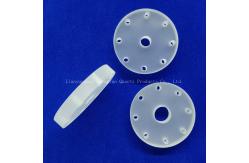 China Factory Customized High Temperature Resistant Circular Drilled Quartz Plate Frosted Glass Sheet supplier