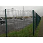 3d Curved Welded Peach Post V Mesh Security Fencing 1030mm Height for sale
