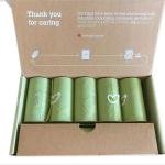 Customized 100% Biodegradable Compostable Pets Poop Bag Dog Waste Bags Bpi Ok Compost Certificate for sale