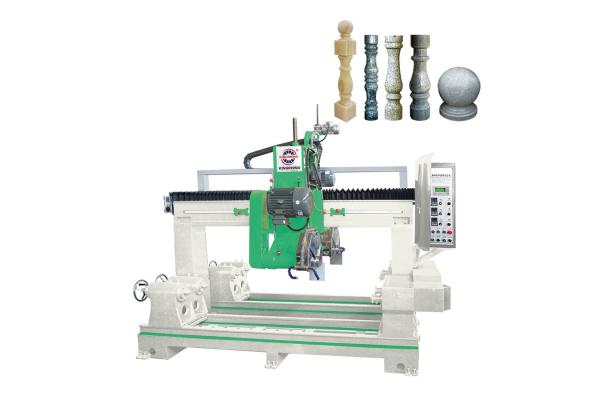 22kw Column Cutting Machine For 4 Pieces Granite Marble Balusters
