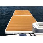 Customized Fireproof 28oz Yacht Dock Inflatable Water Platform for sale