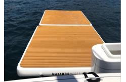 China Customized Fireproof 28oz Yacht Dock Inflatable Water Platform supplier
