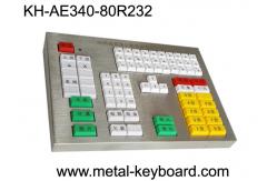 China R232 Panel Customization Industrial Metal Keyboard For Transportation Area supplier