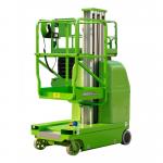 8m Working Height Vertical Lifting Platform , Single Mast Aerial Work Platform for sale