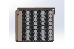 China 50mm Response Time Lcd Flip Dot Display For Video Wall Digital Clock supplier