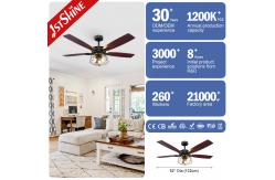 China 1stshine Ceiling Fan with MDF Wood Blades and Remote Control Traditional Design 10- supplier