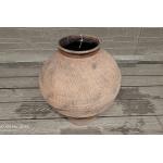 Stylish Modern Fiber Clay Planter with Frost Resistant Character and Textured Surface