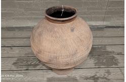 China Stylish Modern Fiber Clay Planter with Frost Resistant Character and Textured Surface supplier
