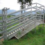 Hot Dipped Galvanized Sheep Loading Ramp Plans Livestock Handling Equipment for sale
