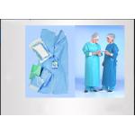 Feeling Soft Disposable Isolation Gowns , Disposable Surgical Gown Convenient Good Tensile Strength for sale