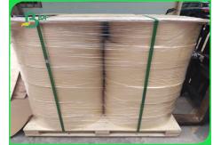 China 120g White Kraft Paper Virgin Wood Pulp No Fluorescent Agent 14mm Width supplier
