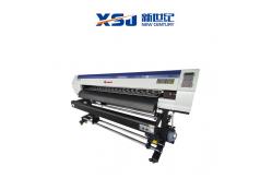 China Double Heads 1.8m Skycolor Poster Printer Machine supplier